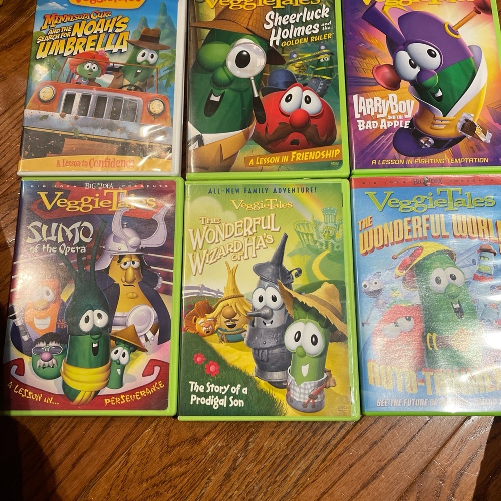VeggieTales DVD Collection - Green Cases